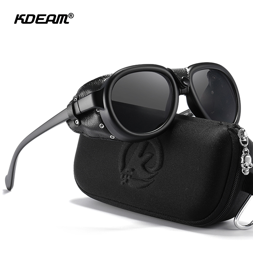 KDEAM Pilot Sunglasses Steampu - Sunglasses Aviator Polarized のレビューと価格