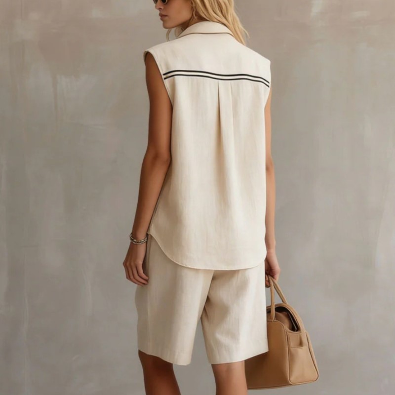 Summer Fashion Solid Linen Ble - Linen Shirt Breathable のレビューと価格