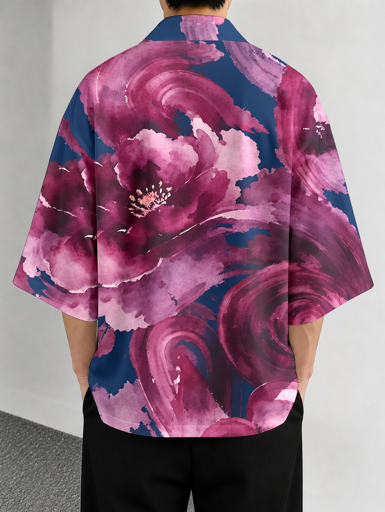 Men's casual top Floral Art Ca - Resort Shirt Floral のレビューと価格