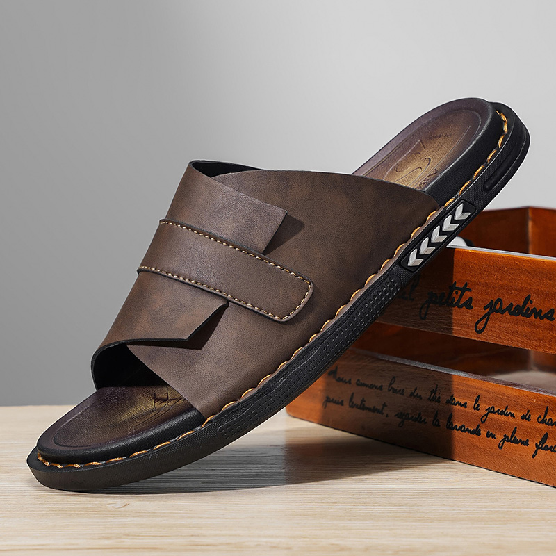 2026 Summer Classic Leather Me - Flip Flop Leather Men のレビューと価格