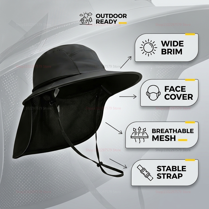 Unisex Wide Brim Panama Straw  - Bucket Hat Straw のレビューと価格