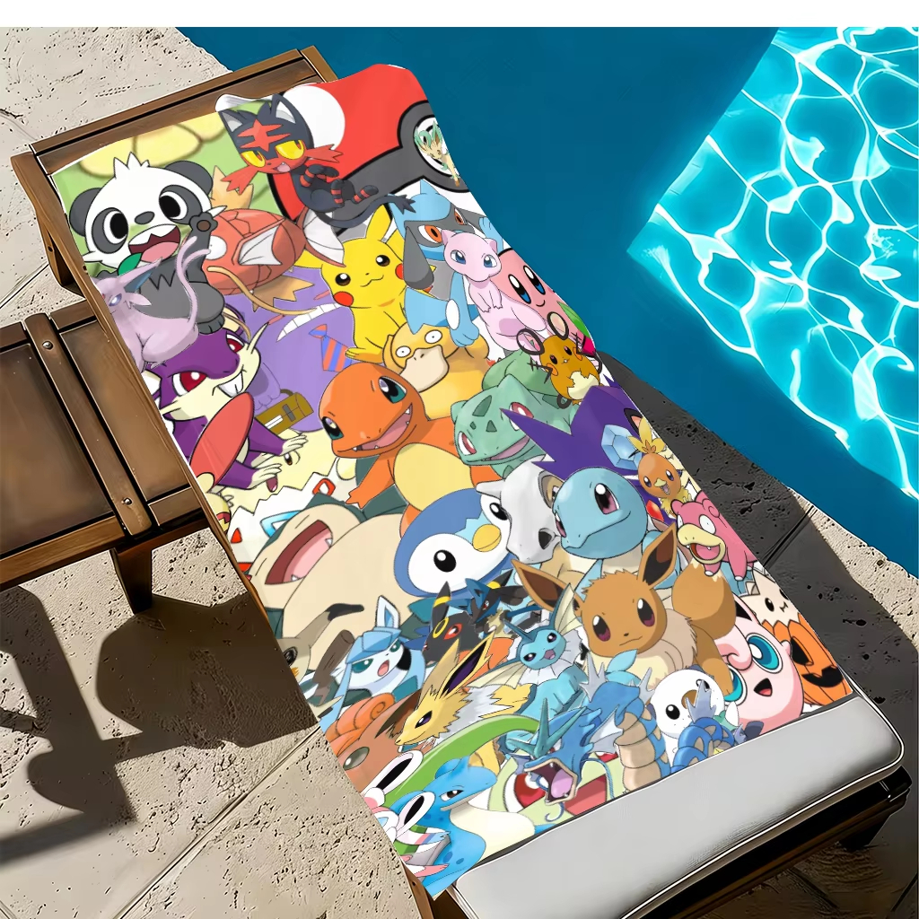 1pc Extra Large Pokemon Microf - Beach Towel Large のレビューと価格