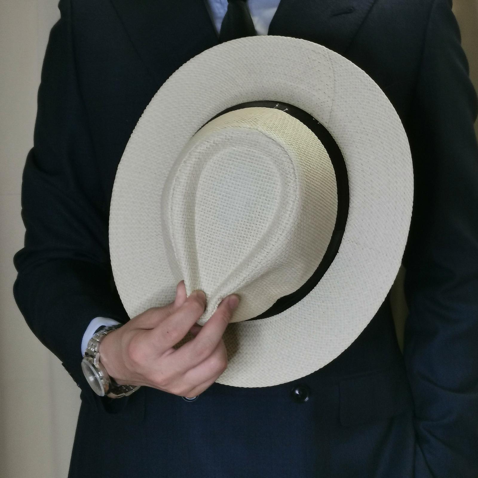 Men Summer Panama Straw Hat Na - Bucket Hat Straw のレビューと価格