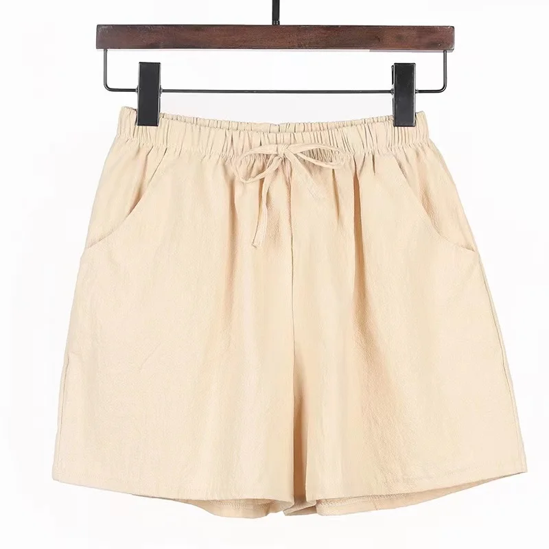2024 New Summer Cotton Linen B - Short Linen Drawstring のレビューと価格