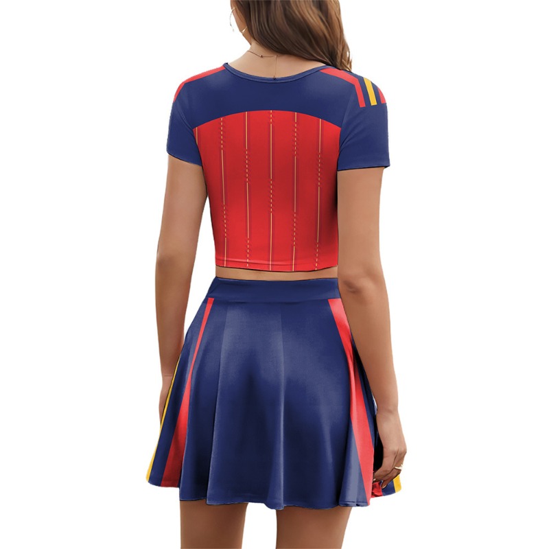 Adult Women's Spanish Football - Shirt Camp Collar のレビューと価格