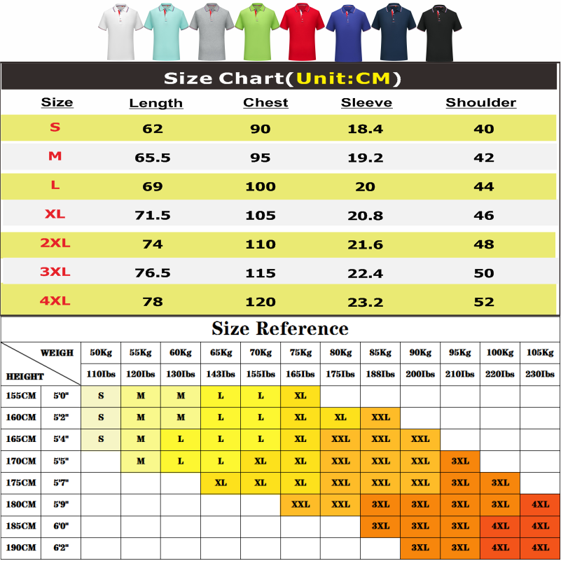 Polo Shirts Casual Solid Color - Polo Shirt Pique のレビューと価格