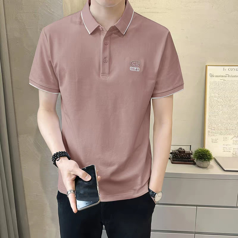 New Men's Polo Shirt Summer Sh - Polo Shirt Pique のレビューと価格