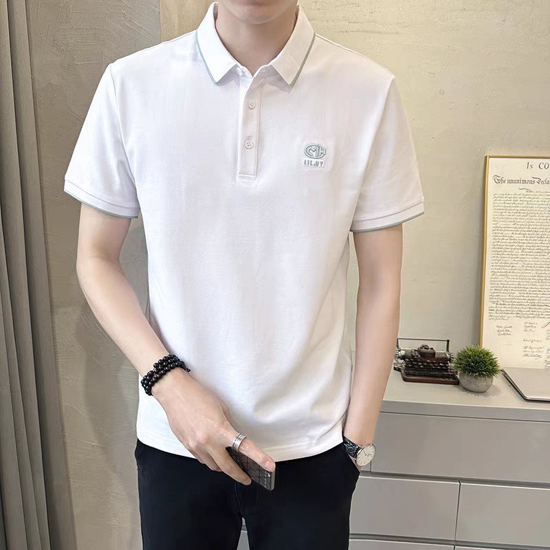 New Men's Polo Shirt Summer Sh - Polo Shirt Pique のレビューと価格