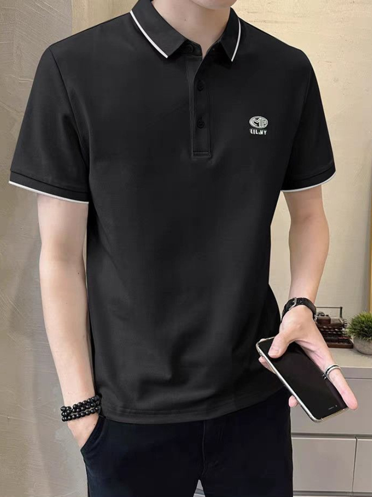 New Men's Polo Shirt Summer Sh - Polo Shirt Pique のレビューと価格