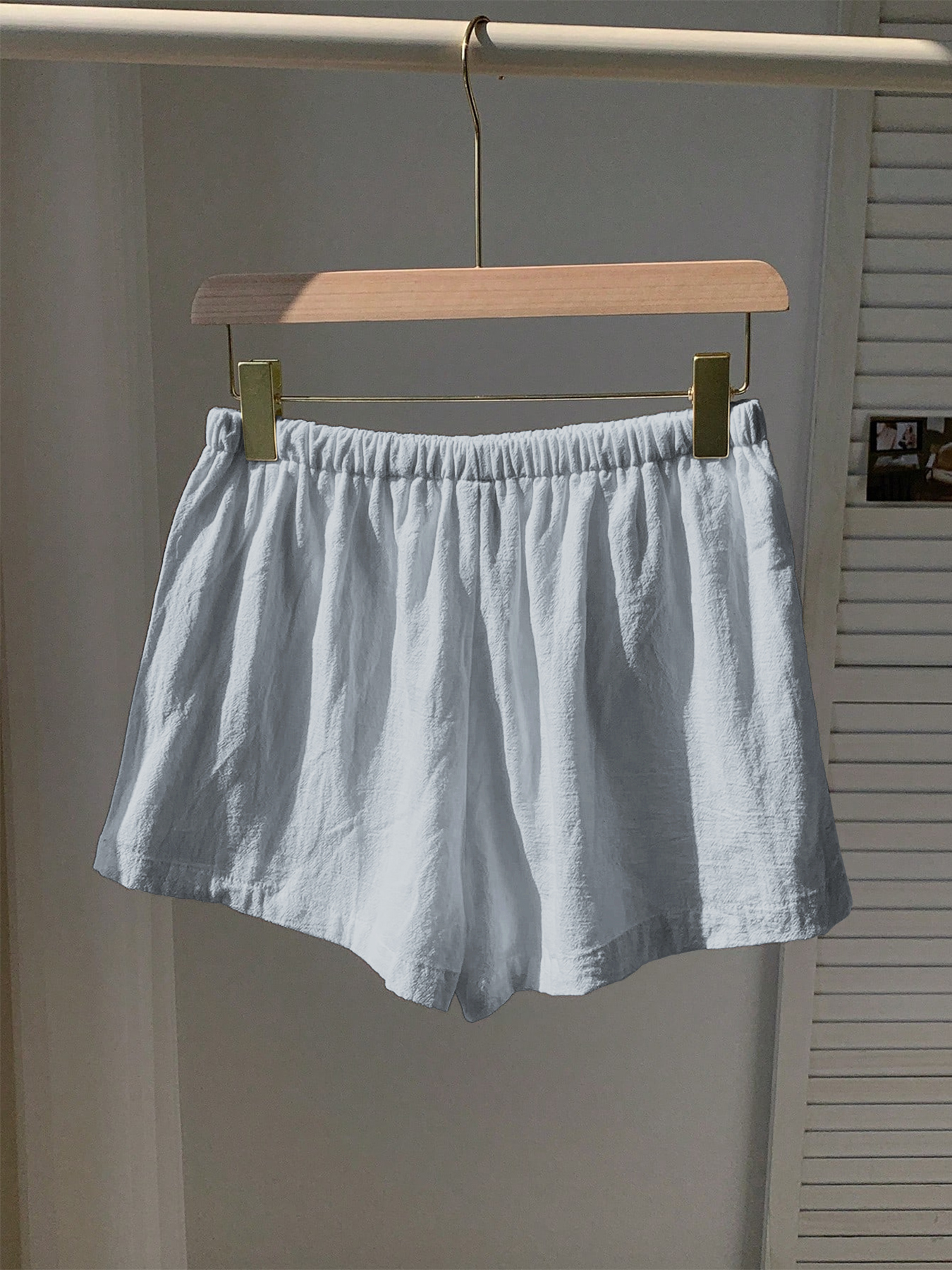 Ladies New Spring Summer Linen - Short Linen Drawstring のレビューと価格