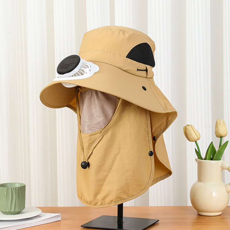 Men Wide Brim Solar Fan Hat wi - Bucket Hat Straw のレビューと価格
