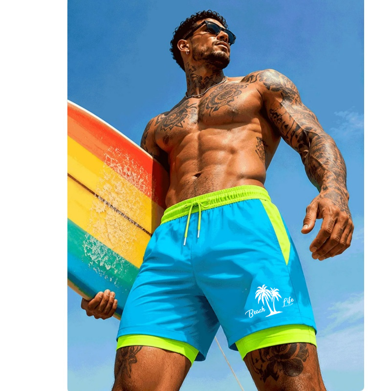 Men'S Swimming Trunks Palm Tre - Trunks Board Surf のレビューと価格