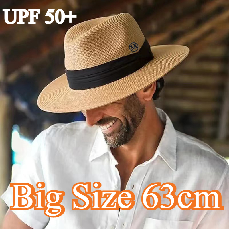 Big Size XL 63cm Travel Panama - Bucket Hat Straw のレビューと価格