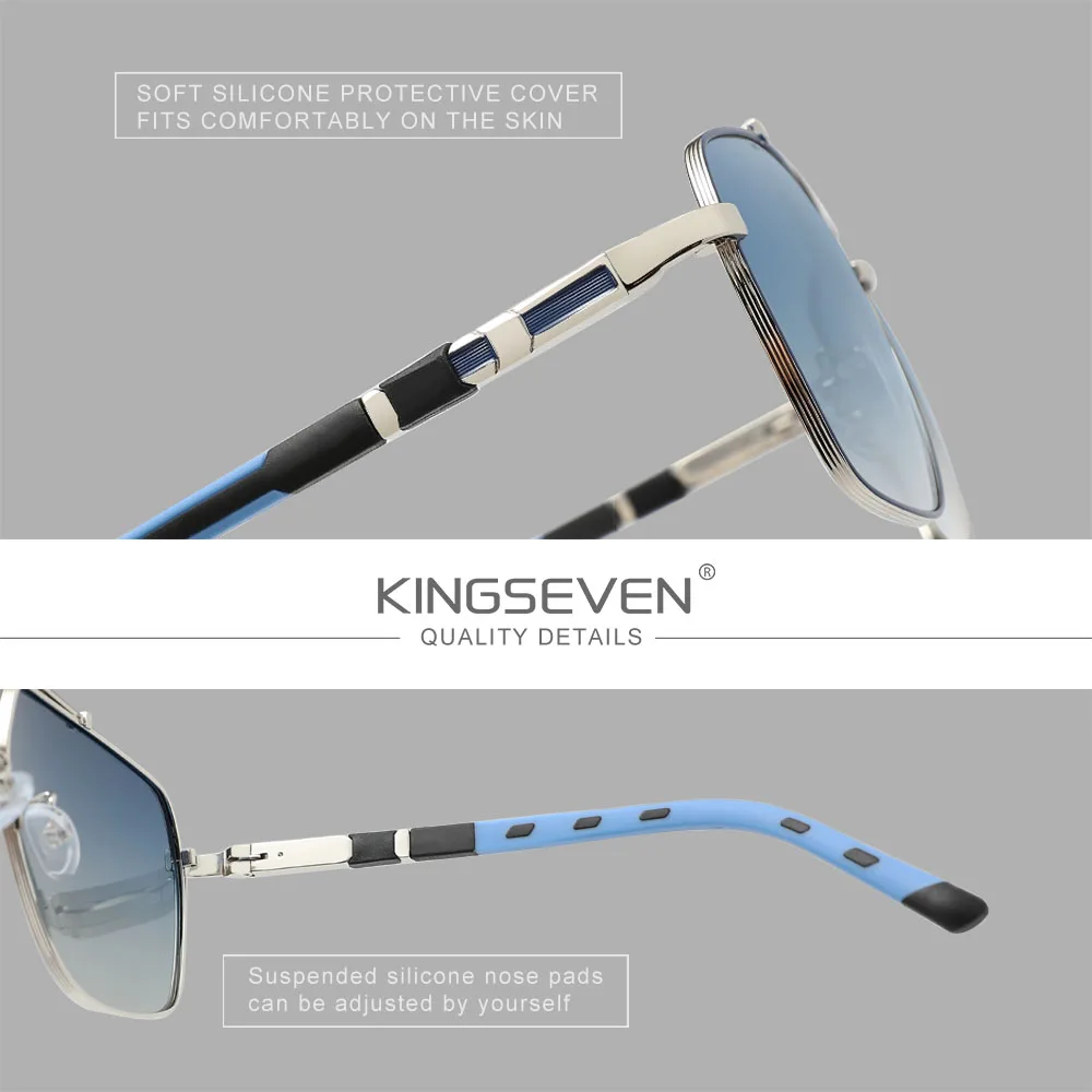 KINGSEVEN New Luxury Sunglasse - Sunglasses Aviator Polarized のレビューと価格
