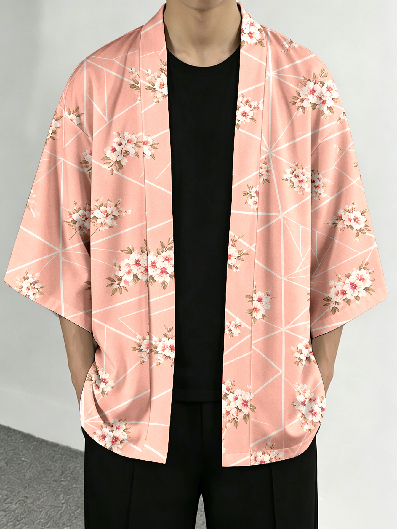 Men's casual top  Sakura Geome - Resort Shirt Floral のレビューと価格