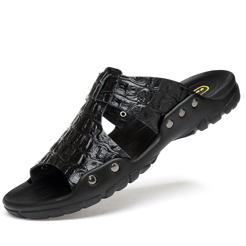 Leather Sandals Men's Comforta - Flip Flop Leather Men のレビューと価格