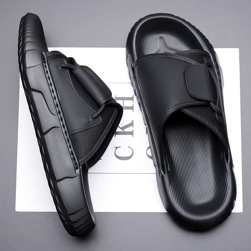 2026 Summer New Slippers for M - Flip Flop Leather Men のレビューと価格