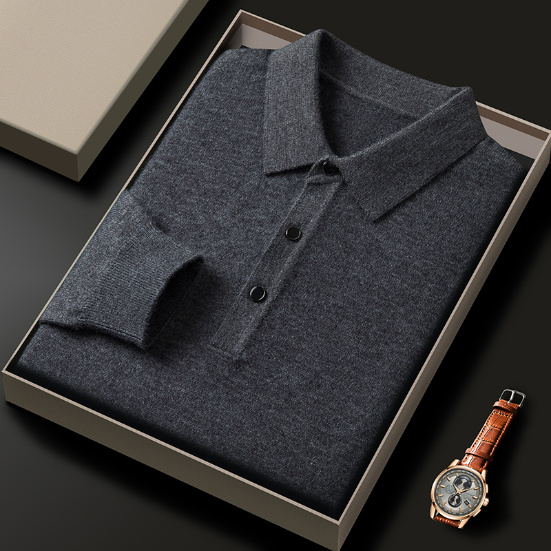 Fashion luxury knitted long sl - Polo Shirt Pique のレビューと価格